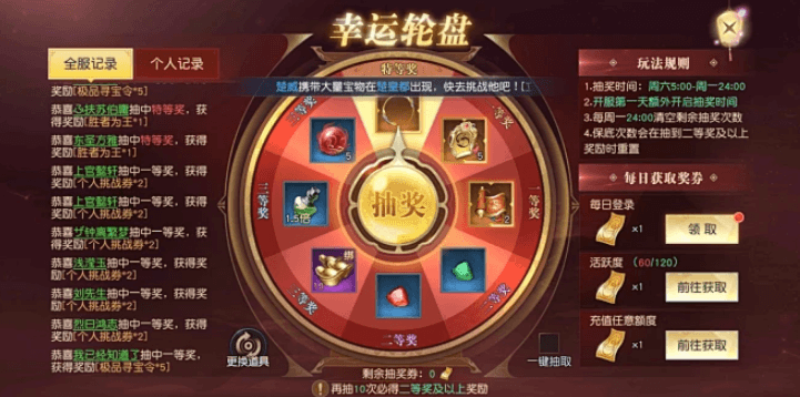 幸运轮盘